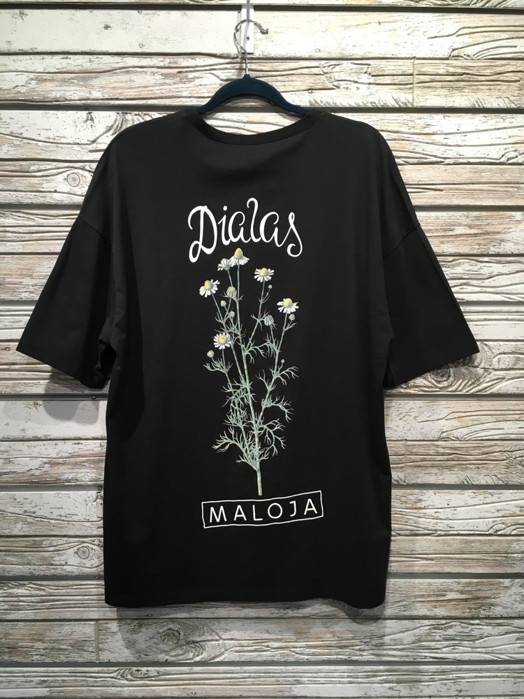 Maloja FaschabellaM Short Sleeve Shirt Moonless - Final Sale:No Returns or Exchanges