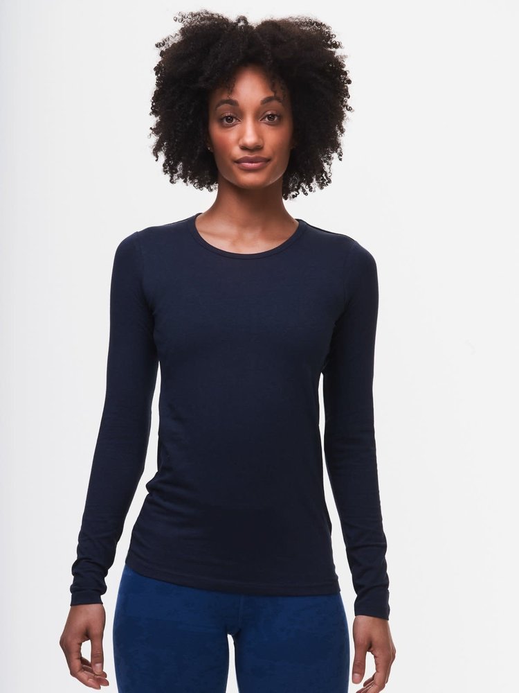 Tasc Nola Long Sleeve T- Shirt - Classic Navy