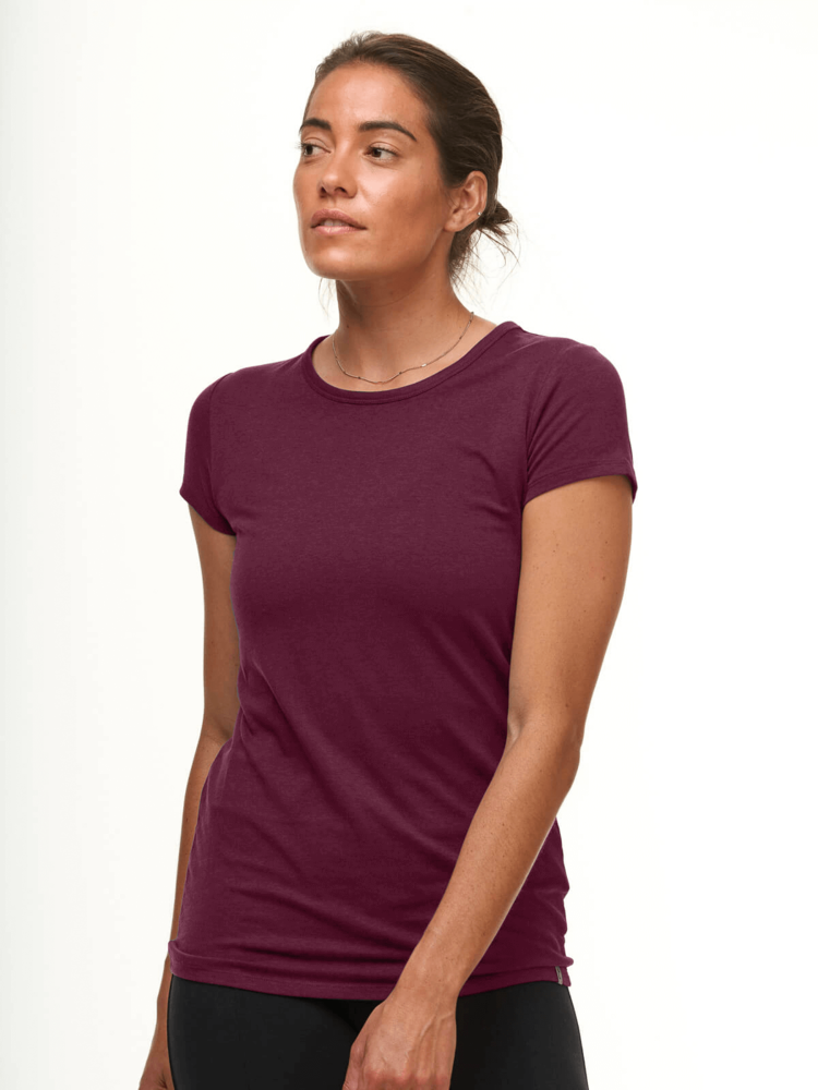 Tasc Nola Crew Short Sleeve - Vineyard