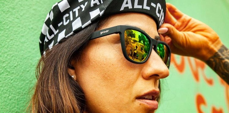 Goodr OGs Sunglasses - Whiskey Shots with Satan