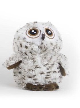 Steel Dog Big Eyed Plush Owl Dog Toy