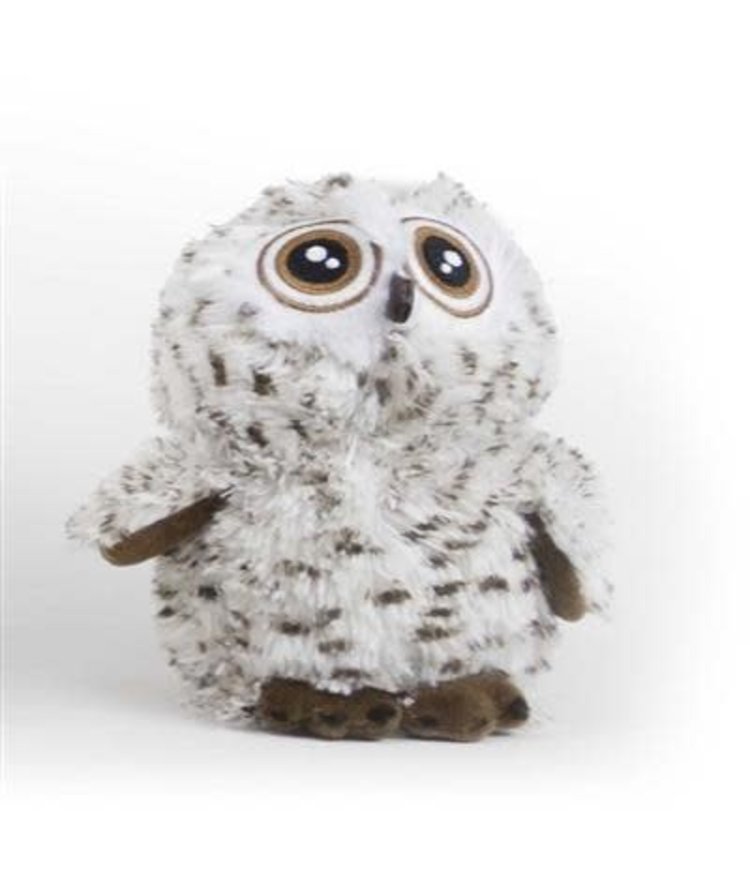 Steel Dog Big Eyed Plush Owl Dog Toy