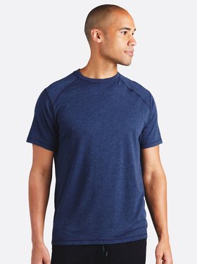 Tasc Carrollton Fitness T-Shirt - Classic Navy Heather