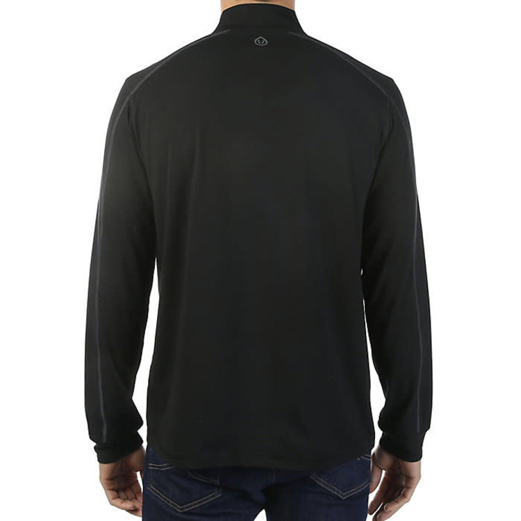 Tasc Carrollton 1/4 Zip - Black/Gunmetal