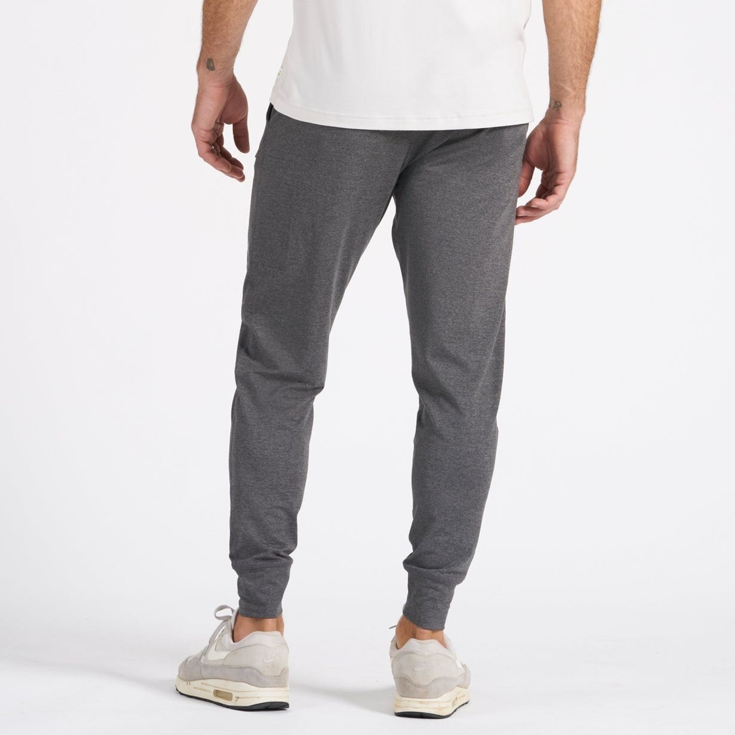 W Performance Jogger - Pale Grey Heather - Twisted Tree