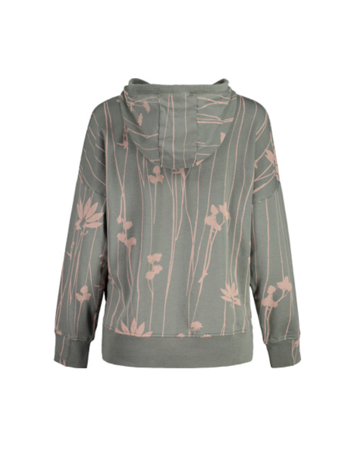 Maloja MaistiraM Cotton Hoodie -Salvia Field Flowers