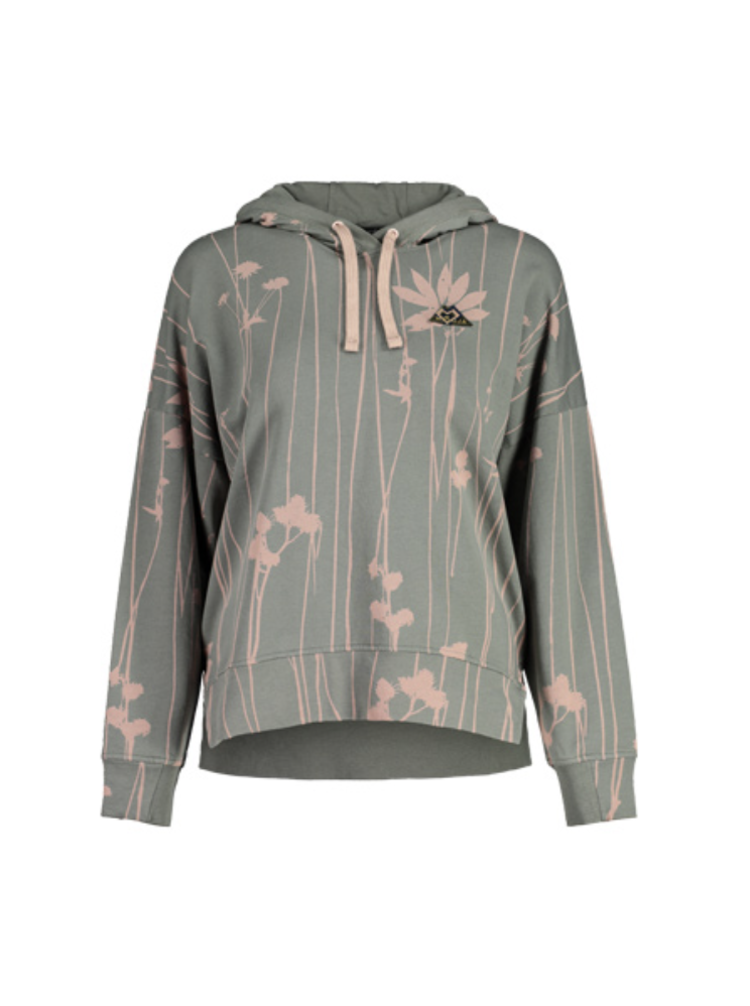 Maloja MaistiraM Cotton Hoodie -Salvia Field Flowers