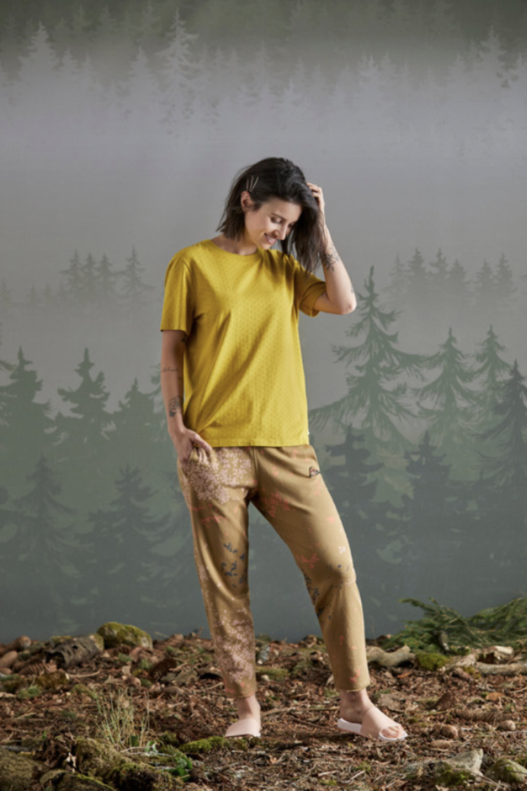 Maloja MehlbeerenM  Organic Cotton Jogger- Salvia Field Flowers - Final Sale: No Returns Or Exchanges