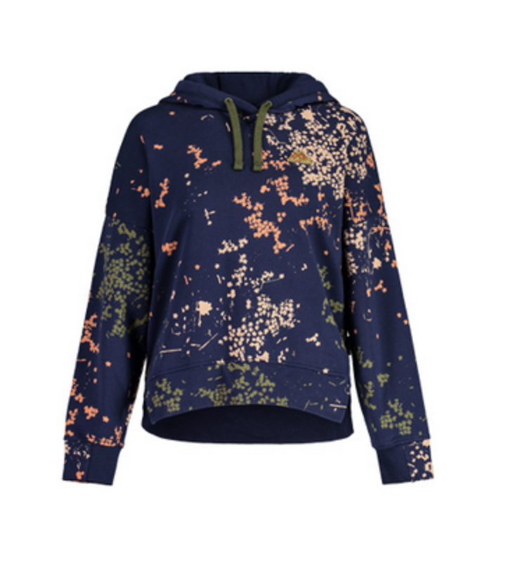 Maloja MaistiraM Cotton Hoodie - Night Sky Mille Fleur