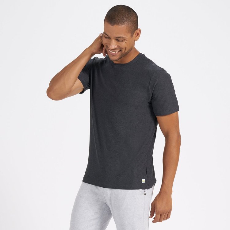 Vuori Strato Tech Tee  - Charcoal Heather
