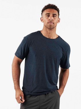 Vuori Strato Tech Tee  - Navy Heather