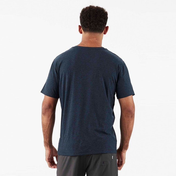 Vuori Strato Tech Tee  - Navy Heather