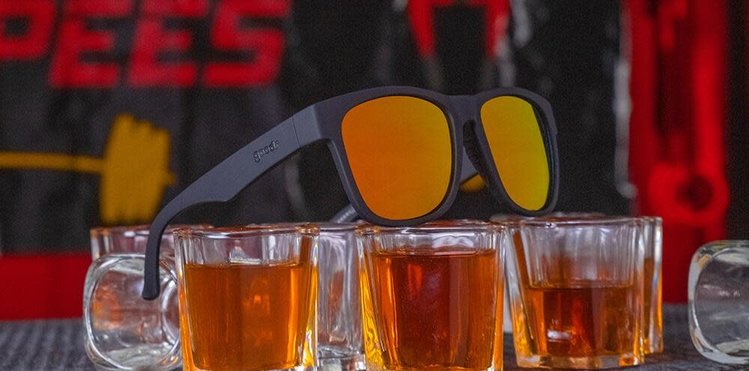 Goodr BFG's Sunglasses - Beelzebub's Bourbon Burpees