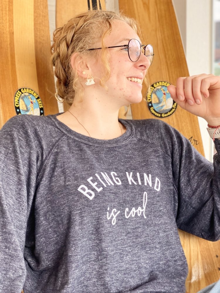 goodhYOUman Emerson Being Kind is Cool - Navy/Natural