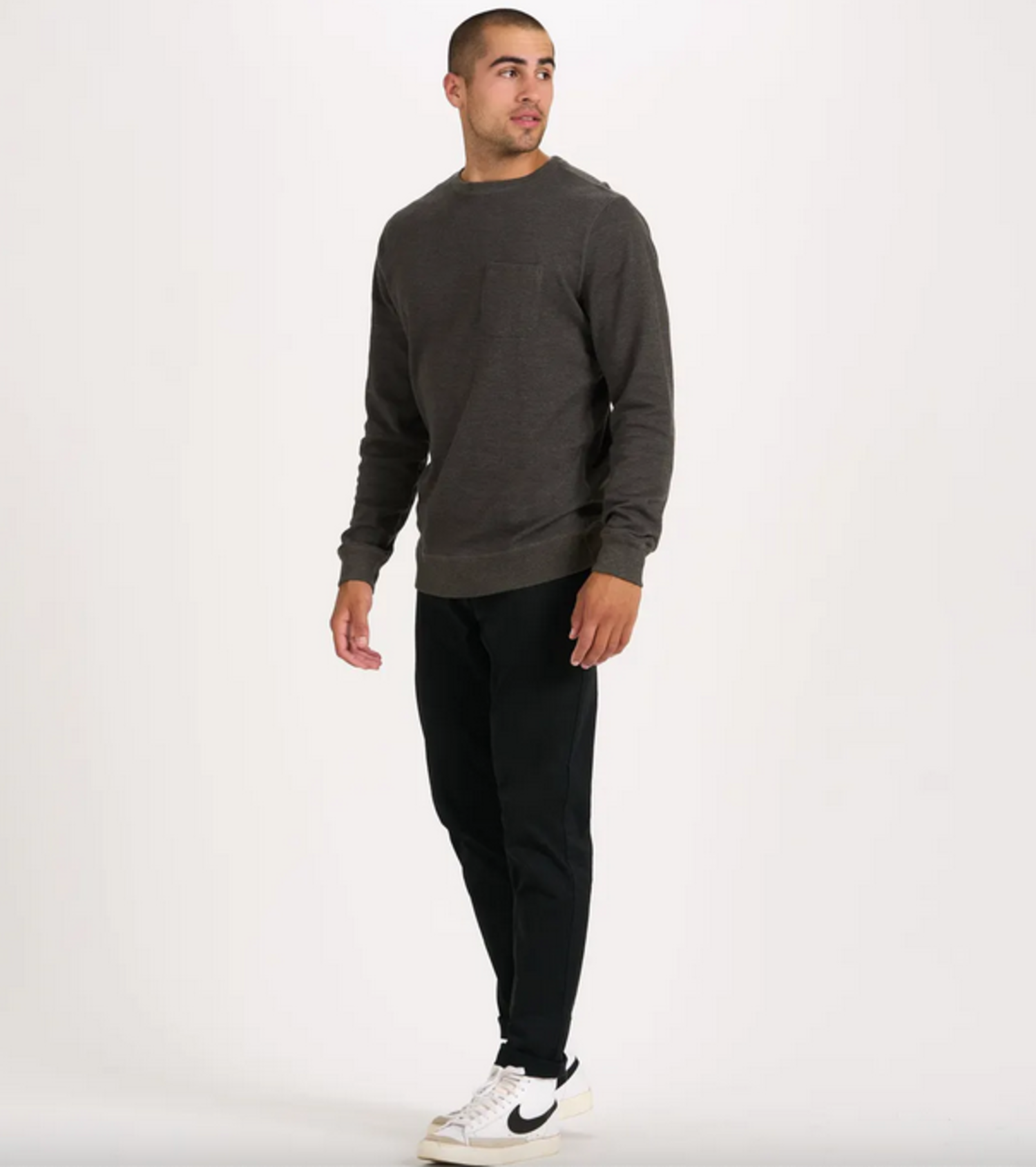 Jeffreys Pullover - Oregano Heather 