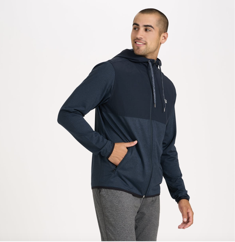 Vuori Sunday Element Jacket - Ink Heather