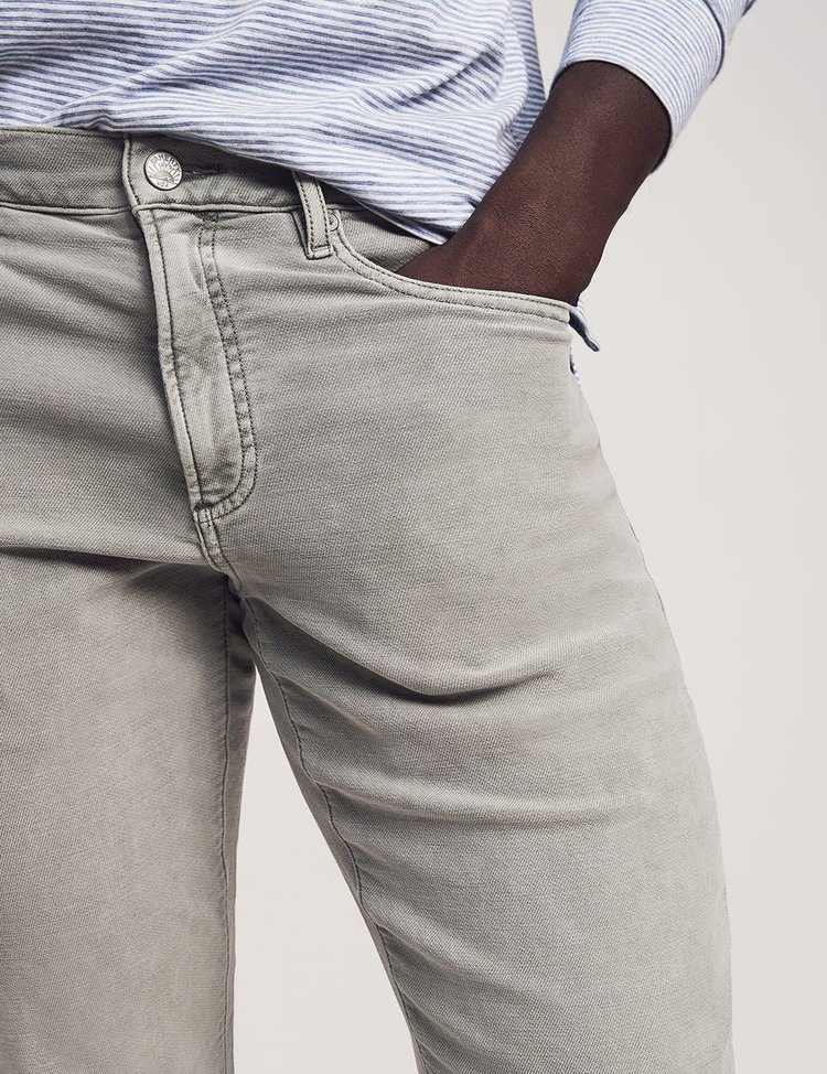 Faherty Stretch Terry 5 Pocket - Faded Olive