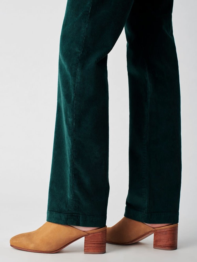 Faherty Endless Cord Pant - Dark Emerald