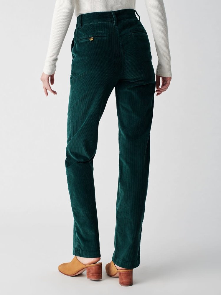 Faherty Endless Cord Pant - Dark Emerald