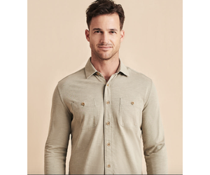 Sunwashed Knit Shirt - Coastal Sage