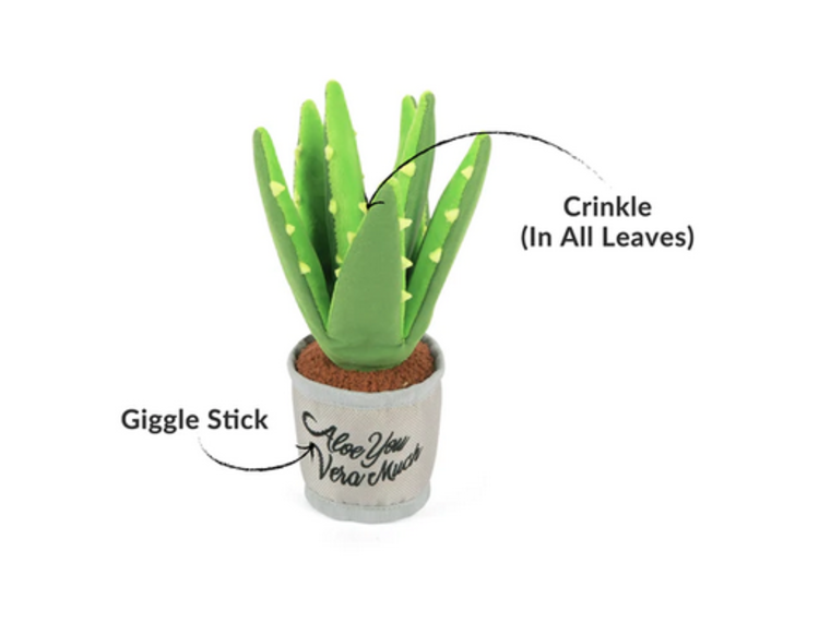 P.L.A.Y Blooming Buddies - Aloe-ve You Plant - Dog Toy