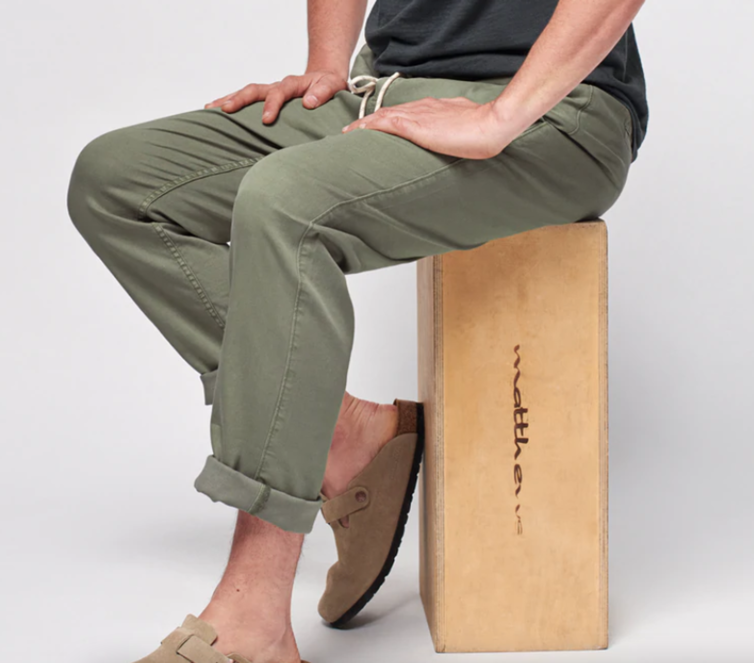 Essential Pant - Spring Olive - Twisted 