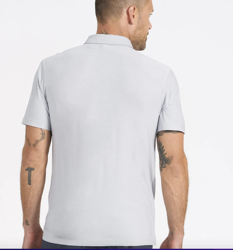 Vuori Strato Tech Polo - Platinum Heather