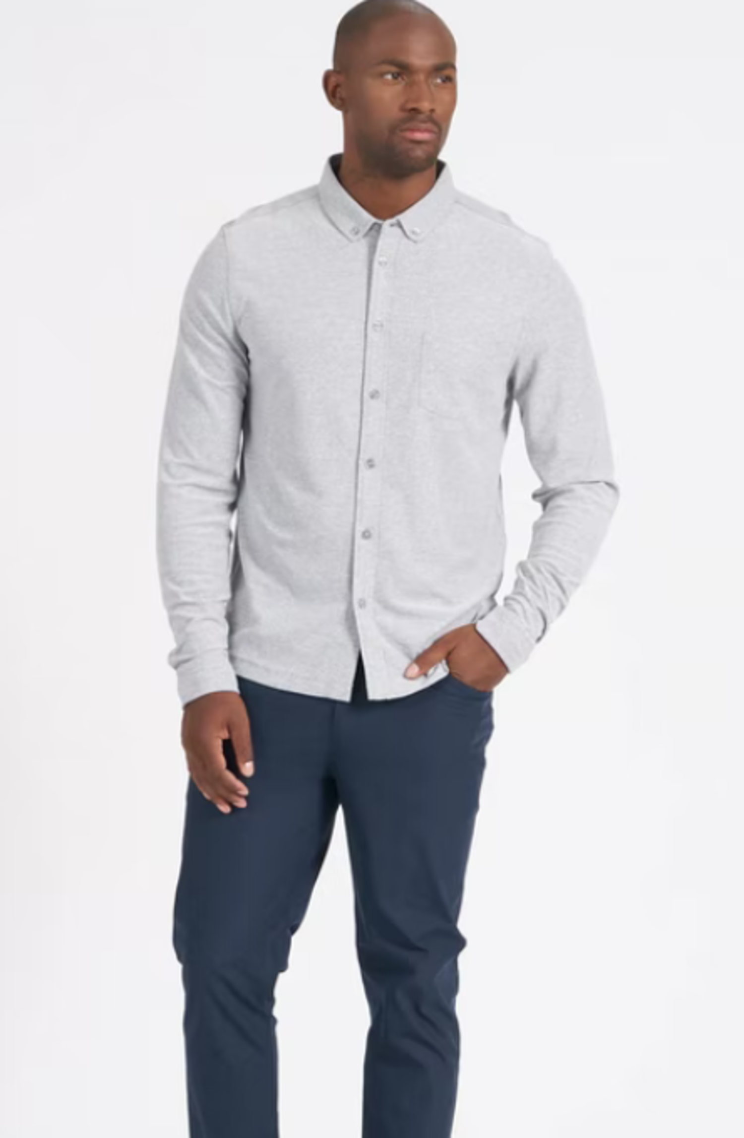 long sleeve ace button down