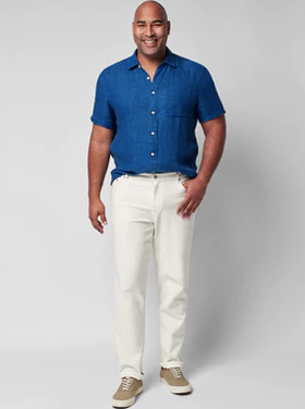 Faherty Stretch Terry 5 Pocket - Cabo Blanco