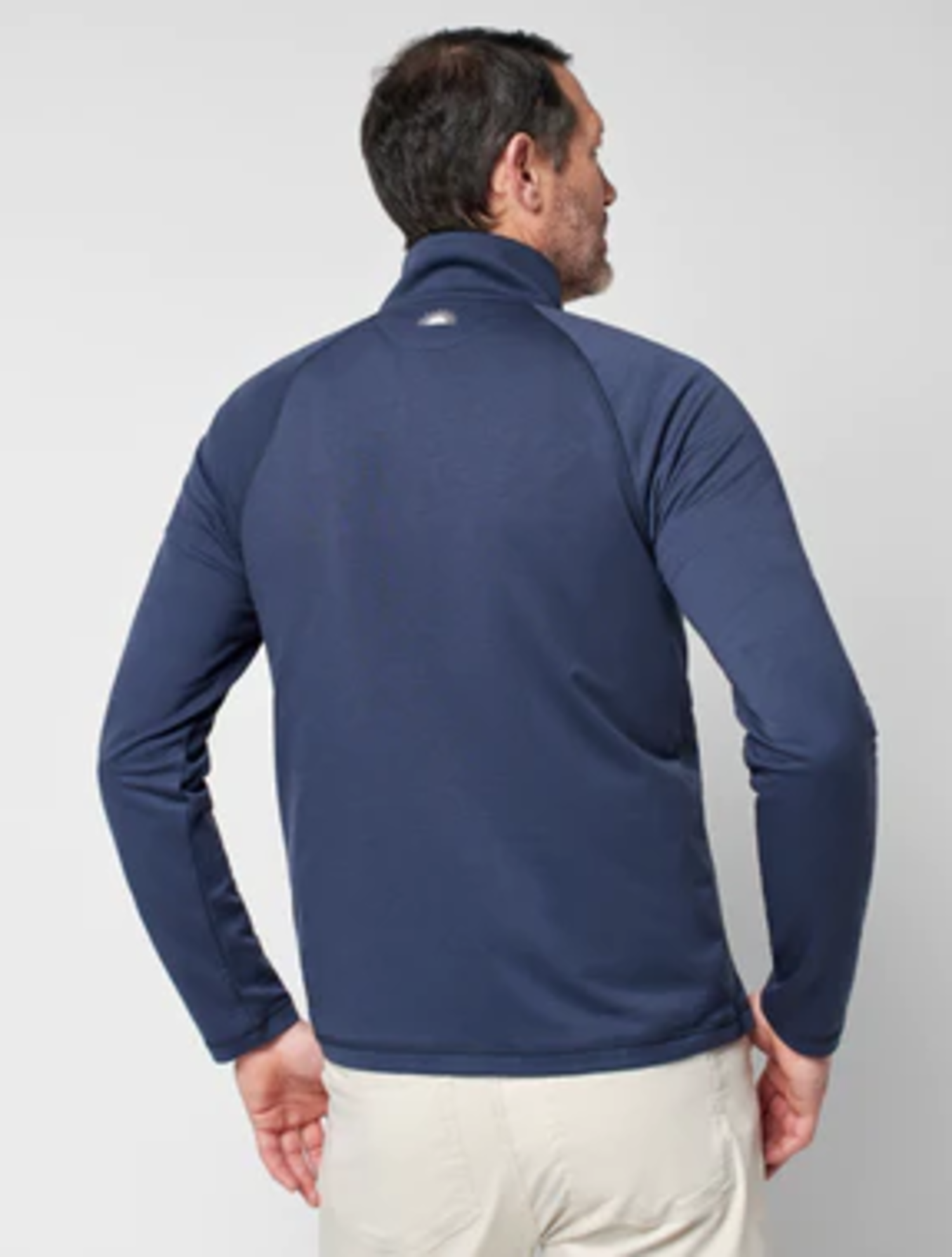 Faherty Brand Movement Quarter Zip - Blue Nights, Quarter-Zip Sweaters