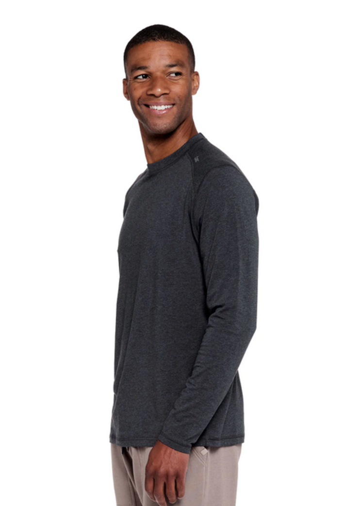 Tasc Carrollton Long Sleeve Fitness - Iron Heather