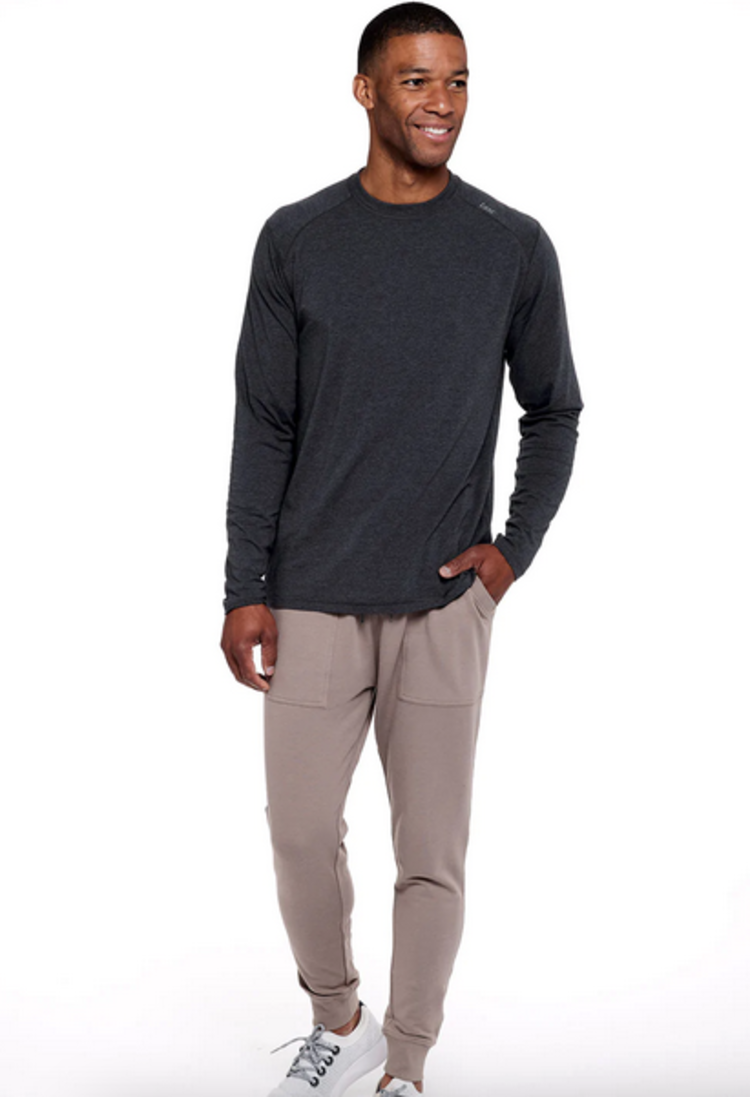 Tasc Carrollton Long Sleeve Fitness - Iron Heather
