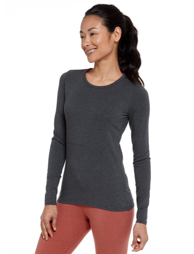 Tasc Nola Long Sleeve T- Shirt - Iron Heather