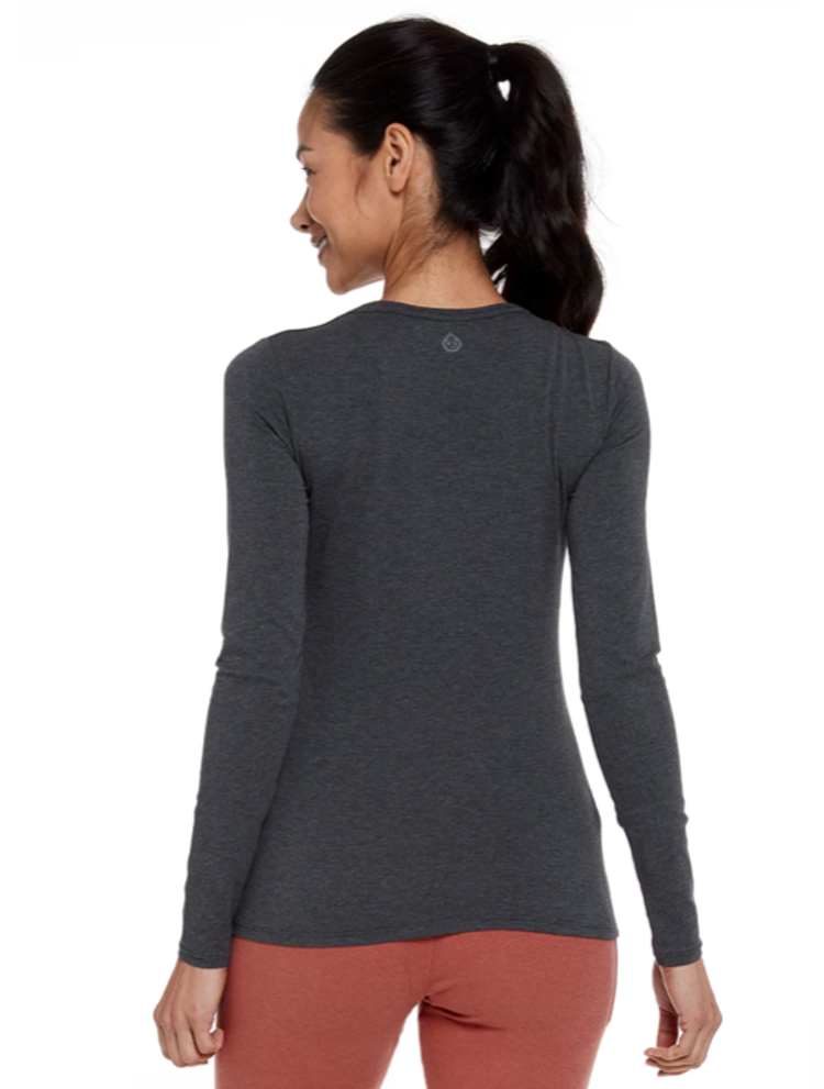 Tasc Nola Long Sleeve T- Shirt - Iron Heather