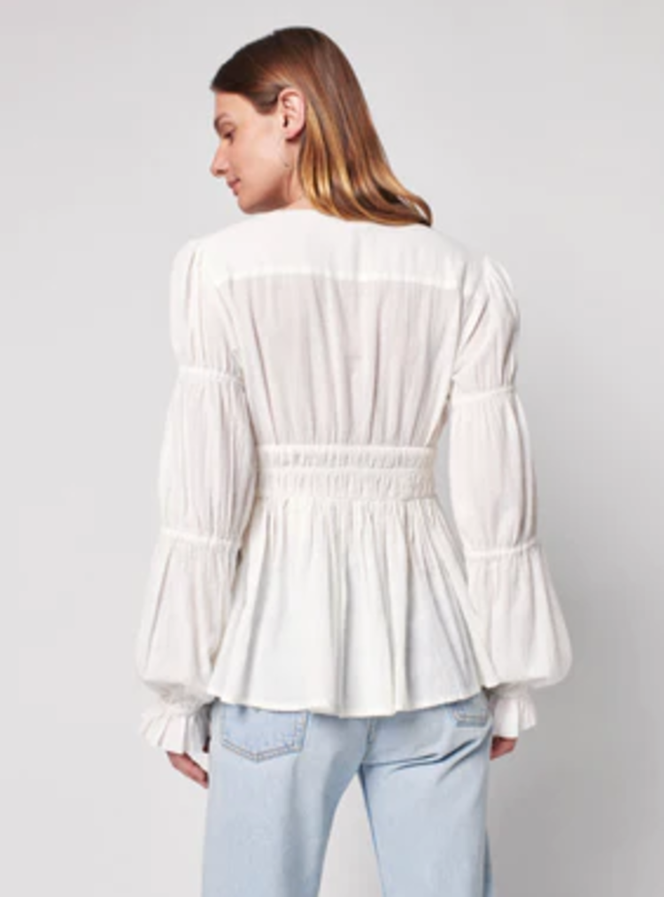 Faherty Colette Top - White
