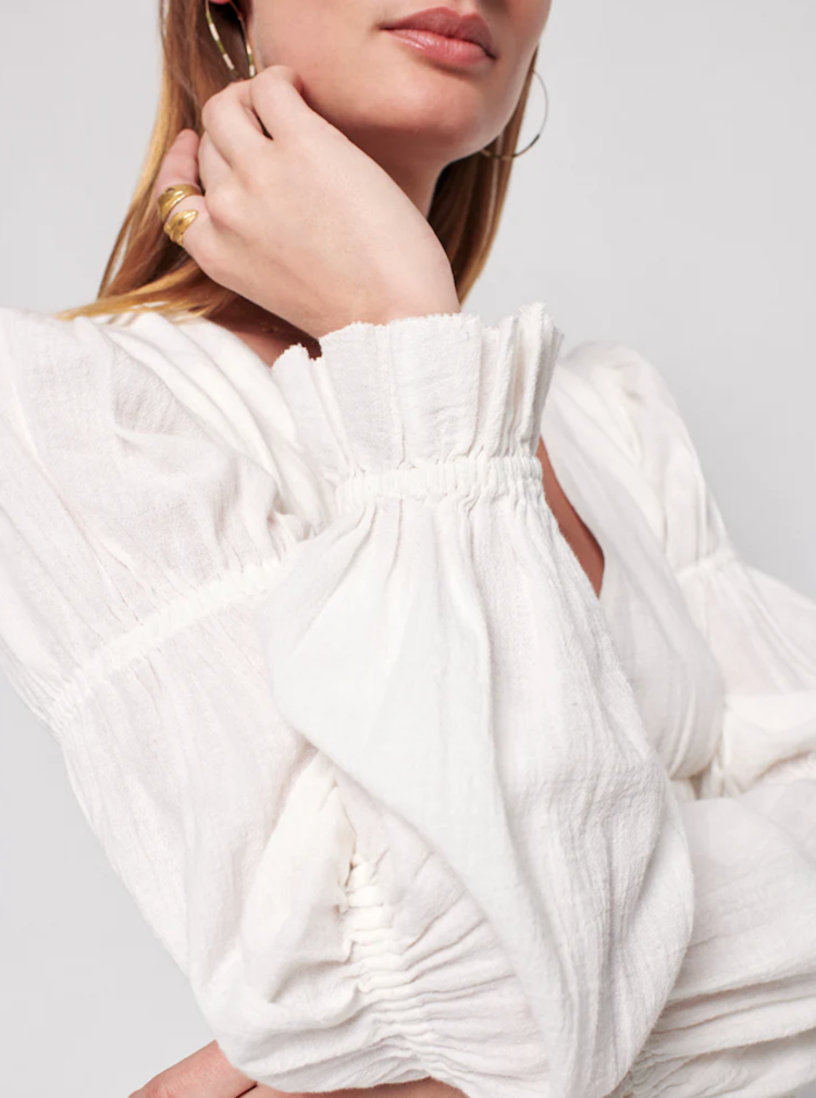 Faherty Colette Top - White