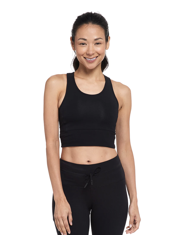 Tasc Studio Crop Tank - Black