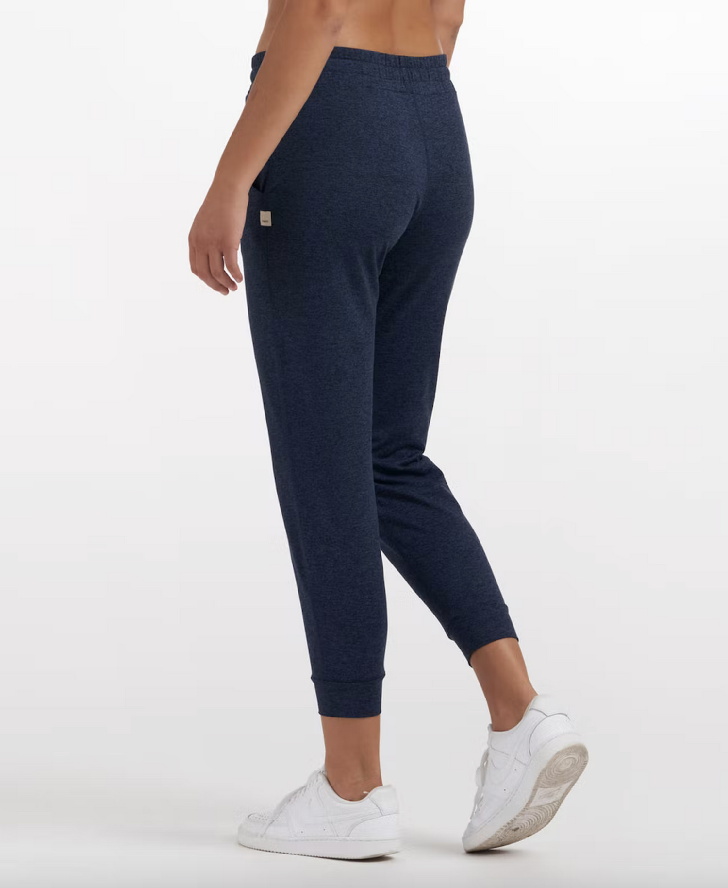 W Performance Jogger Long - Navy Heather - Twisted Tree