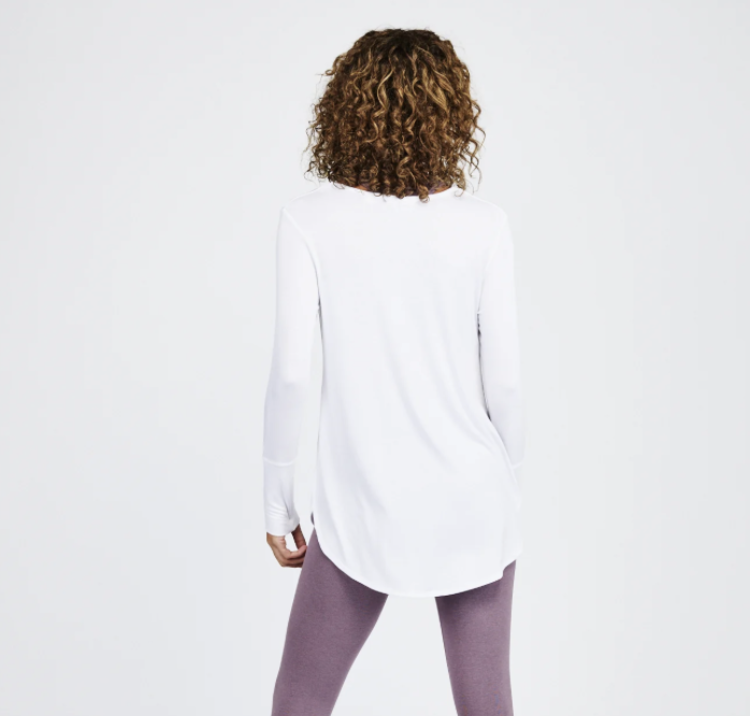 Tasc Jenny Long Sleeve - White