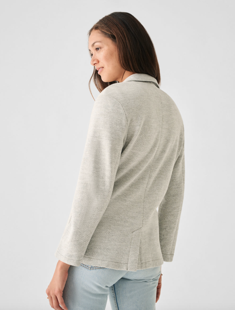 Faherty W Inlet Blazer - Heather Grey
