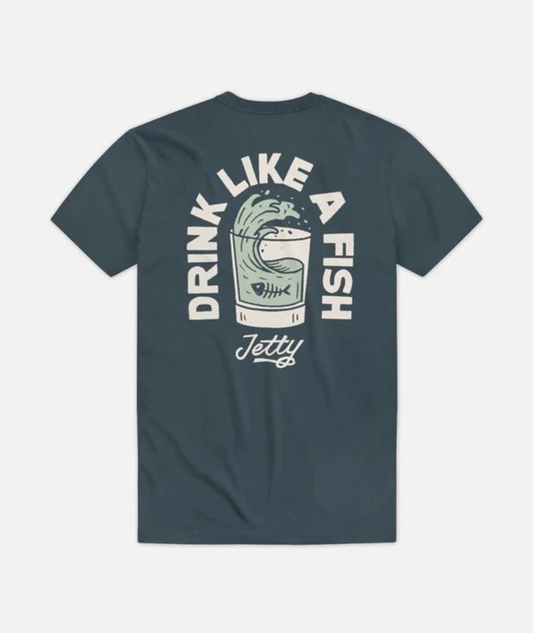 Jetty Splash Tee - Indigo