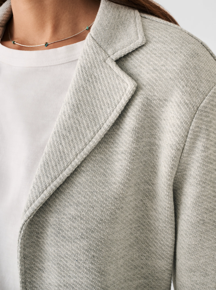Faherty W Inlet Blazer - Heather Grey