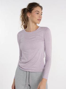 Tasc Nola  Long Sleeve T-Shirt - Digital Purple Heather