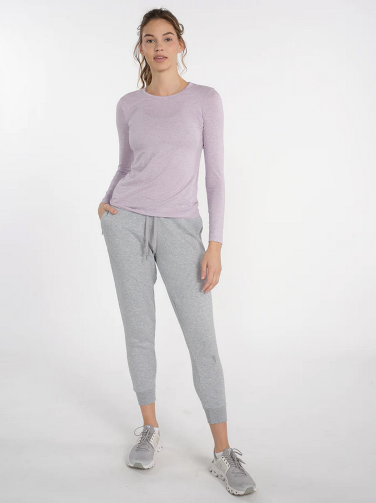 Tasc Nola  Long Sleeve T-Shirt - Digital Purple Heather