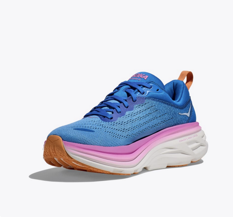 HOKA W Bondi 8 Wide - Coastal Sky/All Aboard-Final Sale: No Exchanges or Returns