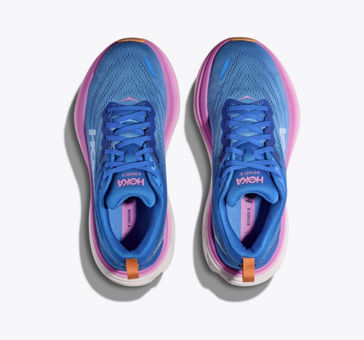 HOKA W Bondi 8 Wide - Coastal Sky/All Aboard-Final Sale: No Exchanges or Returns