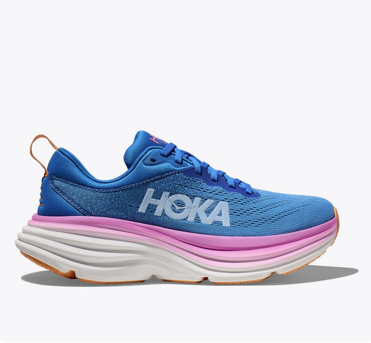 HOKA W Bondi 8 Wide - Coastal Sky/All Aboard-Final Sale: No Exchanges or Returns
