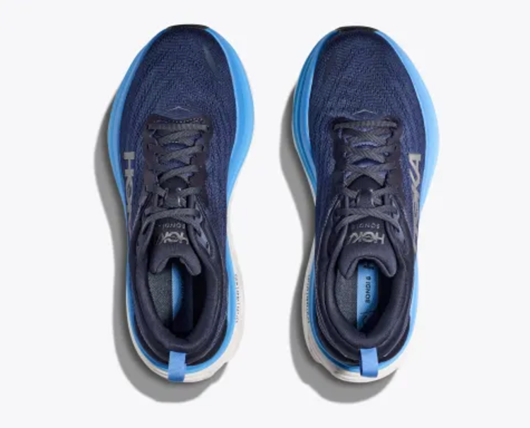 HOKA M Bondi 8 Wide - Outer Space/All Aboard-Final Sale: No Exchanges or Returns
