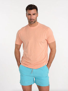 Tasc Carrollton Fitness T-Shirt - Sunrise Heather