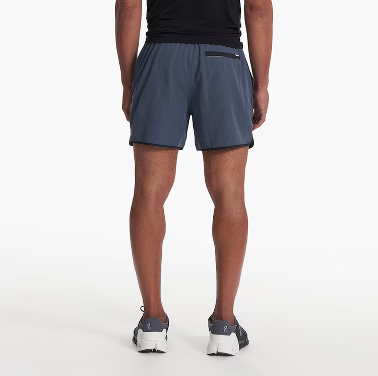 Vuori Banks Short 5" - Azure Linen Texture